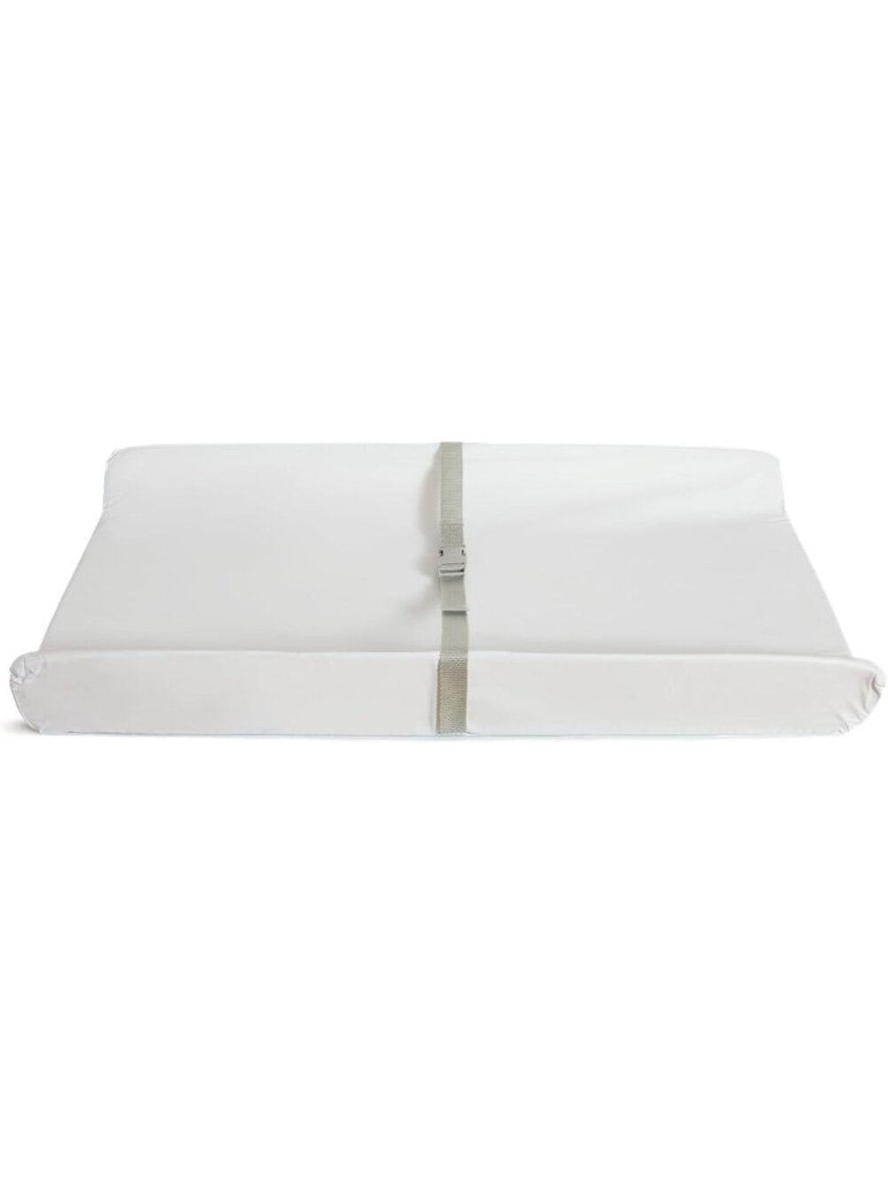 Waterproof Baby Changing Pad, Wipeable Contoured Diaper Mat with Safety Straps